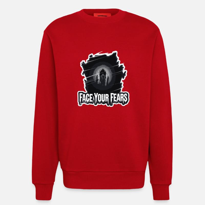 DEINE SCHLIMMSTEN ÄNGSTE - Sweatshirt - made by SPREAD  - Rot