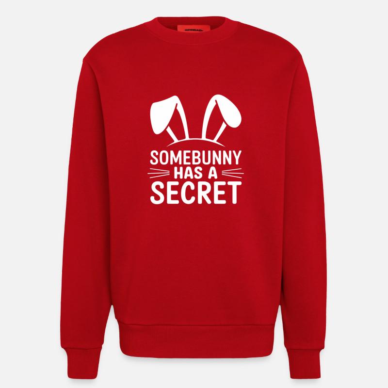 Funny Easter Bunny Easter Saying - Sweatshirt - made by SPREAD  - red