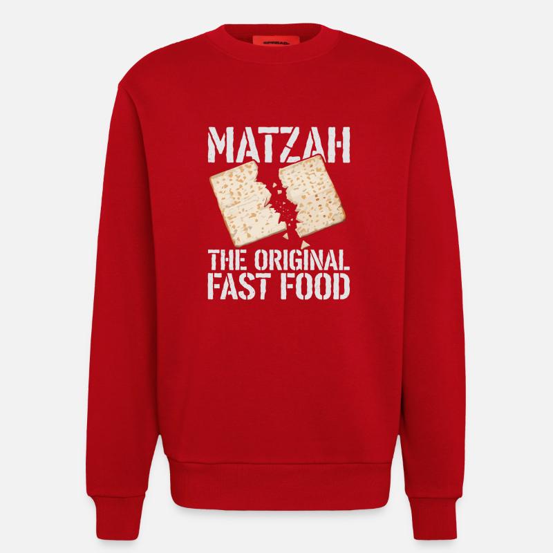 Koscherer Genuss mit Stil - Sweatshirt - made by SPREAD - Rot