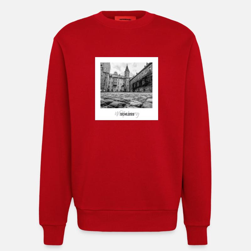 Schloss Wolfsburg - Sweatshirt - made by SPREAD  - Rot
