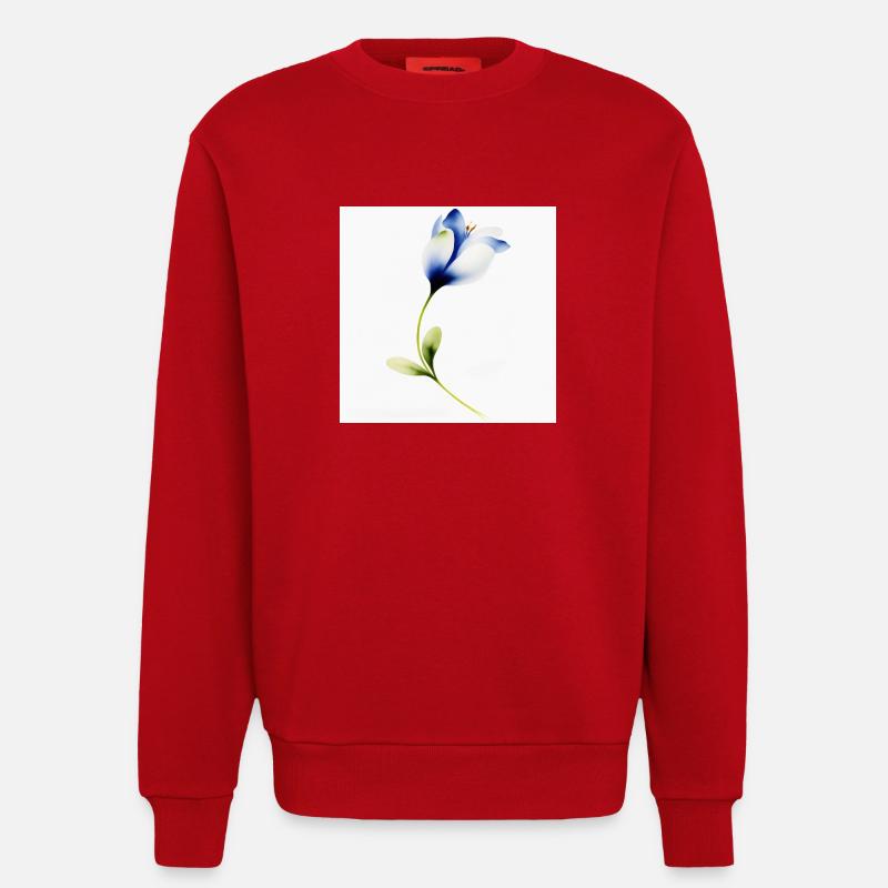 Blume - Sweatshirt - made by SPREAD - Rot