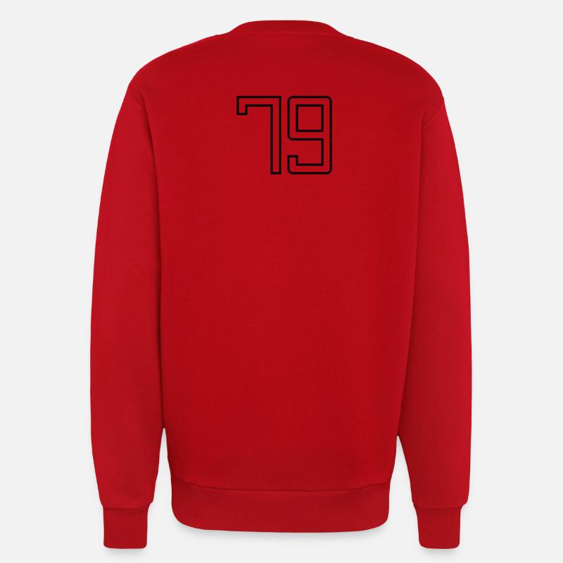 Nummer 79 (Universitätsstil) - Sweatshirt - made by SPREAD  - Rot