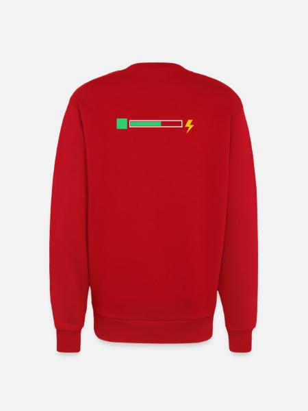 energy - Sweatshirt - made by SPREAD - red