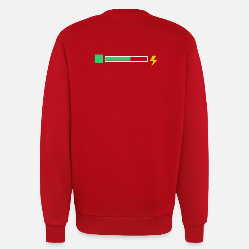 energy - Sweatshirt - made by SPREAD  - red