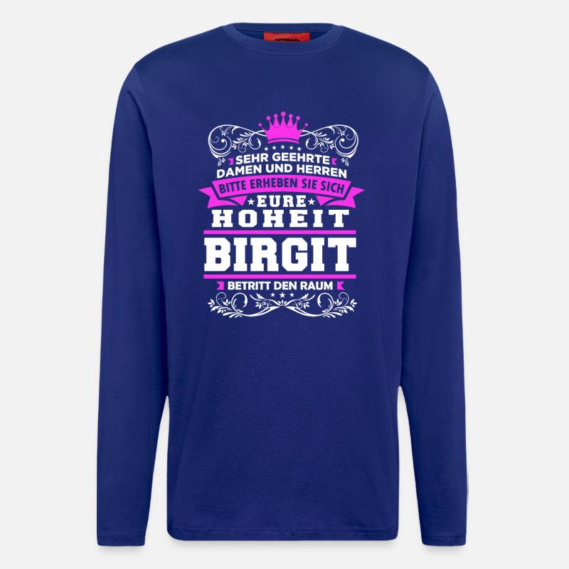 Eure Hoheit - Birgit - Langarmshirt - made by SPREAD  - Iconic Blue