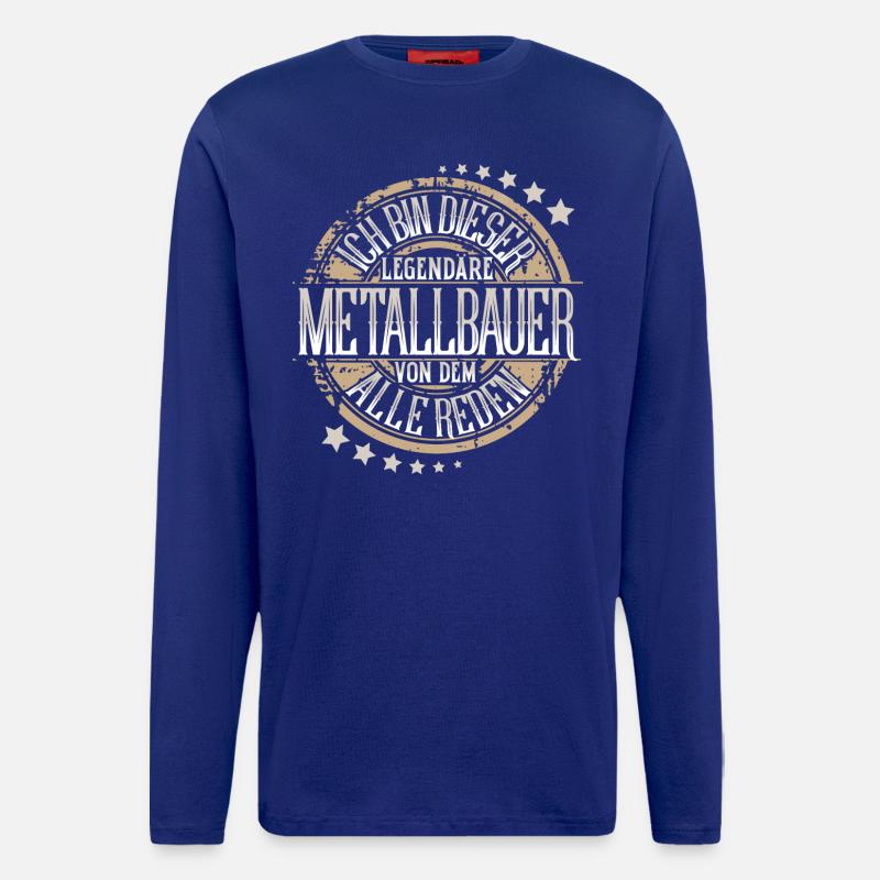 Metallbauer - Langarmshirt - made by SPREAD  - Iconic Blue