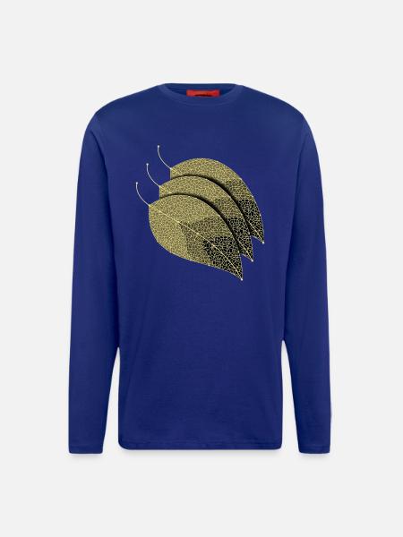 Leaves Decorative - Longsleeve - made by SPREAD - Iconic Blue