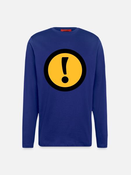 Achtung | Attention - Longsleeve - made by SPREAD  - Iconic Blue