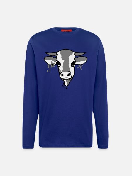 Kuh - Langarmshirt - made by SPREAD - Iconic Blue