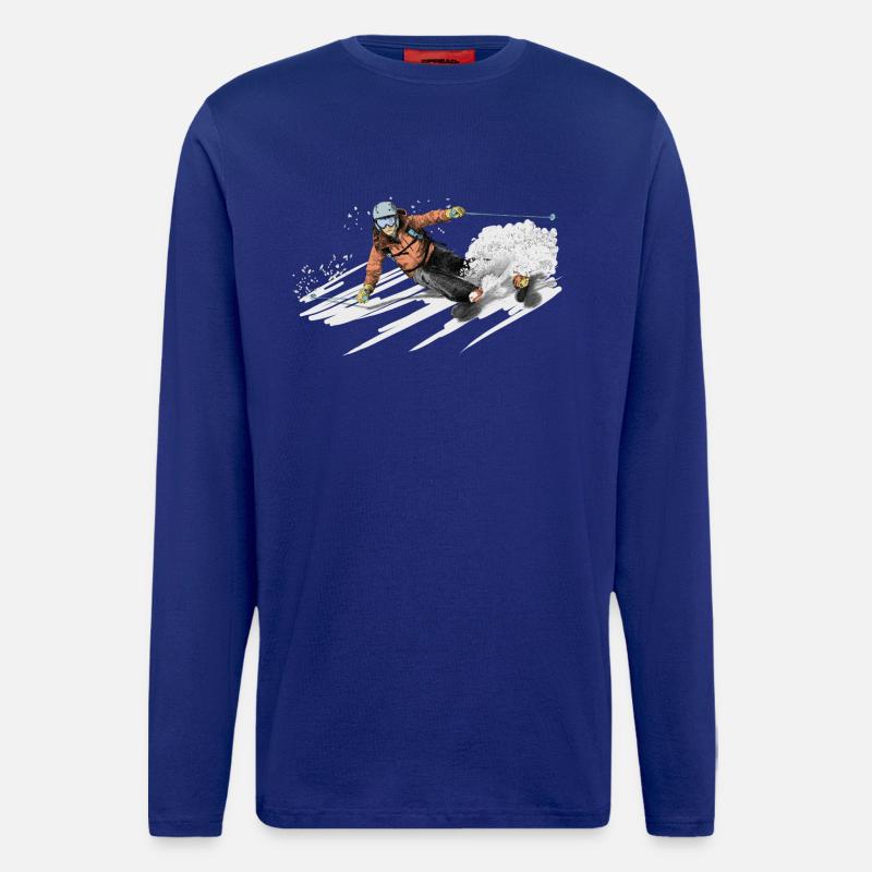 ski - Langarmshirt - made by SPREAD  - Iconic Blue