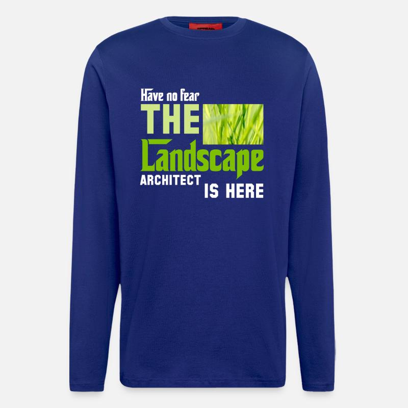 Landscape architect landscape architecture - Longsleeve - made by SPREAD - Iconic Blue