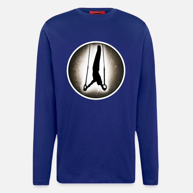 Turnen - Ringe - Langarmshirt - made by SPREAD  - Iconic Blue