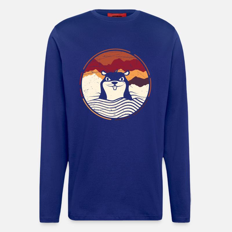 Maulwurf - Langarmshirt - made by SPREAD  - Iconic Blue