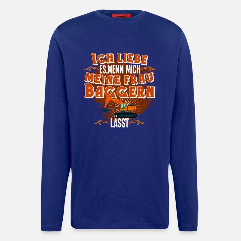 Bagger - Langarmshirt - made by SPREAD  - Iconic Blue