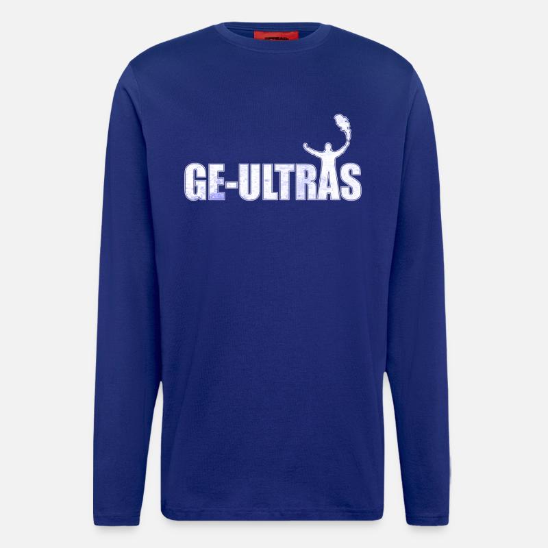 Gelsenkirchen Ultras GE Geschenkidee - Langarmshirt - made by SPREAD  - Iconic Blue