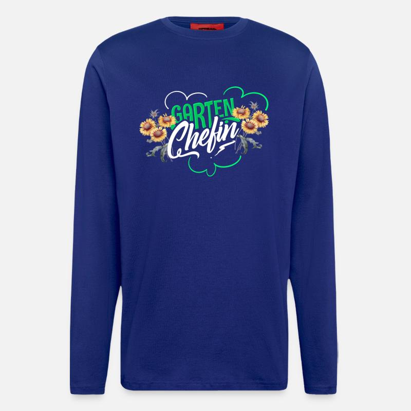 Garten Chefin - Langarmshirt - made by SPREAD  - Iconic Blue