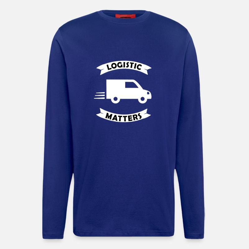 Logistics and transportation - Longsleeve - made by SPREAD  - Iconic Blue