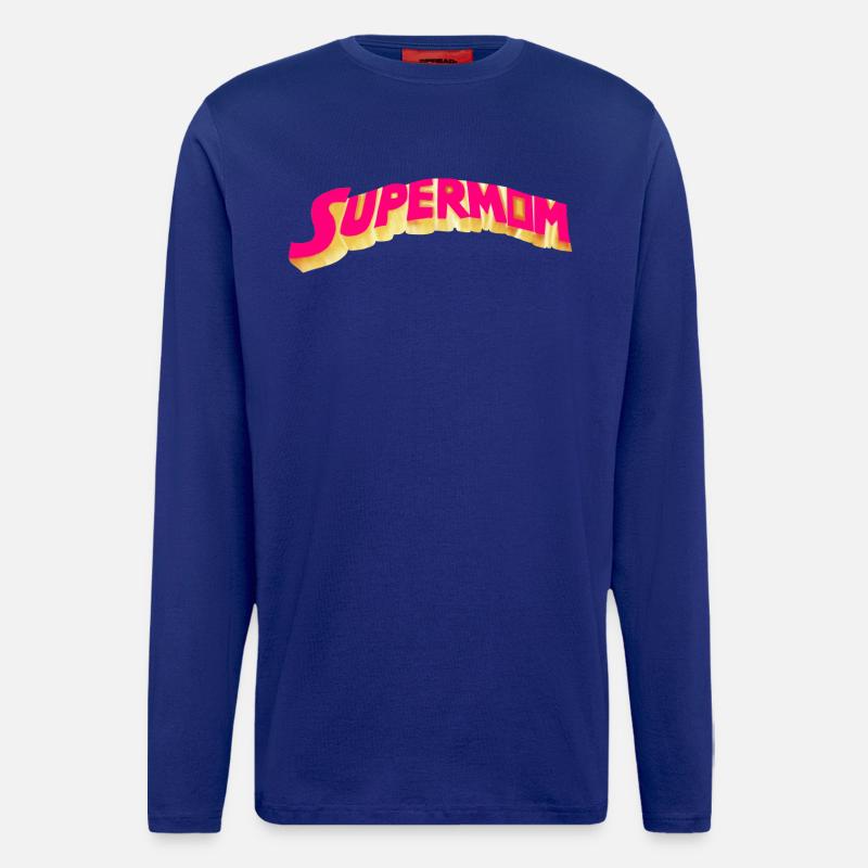 Supermutter - Heldin - Langarmshirt - made by SPREAD  - Iconic Blue