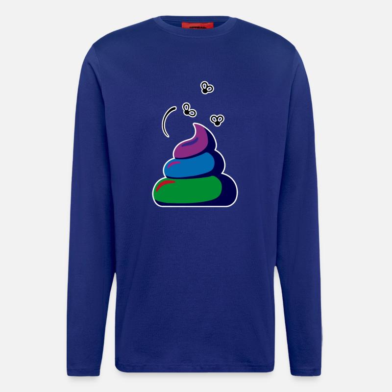 Turd - Langarmshirt - made by SPREAD  - Iconic Blue