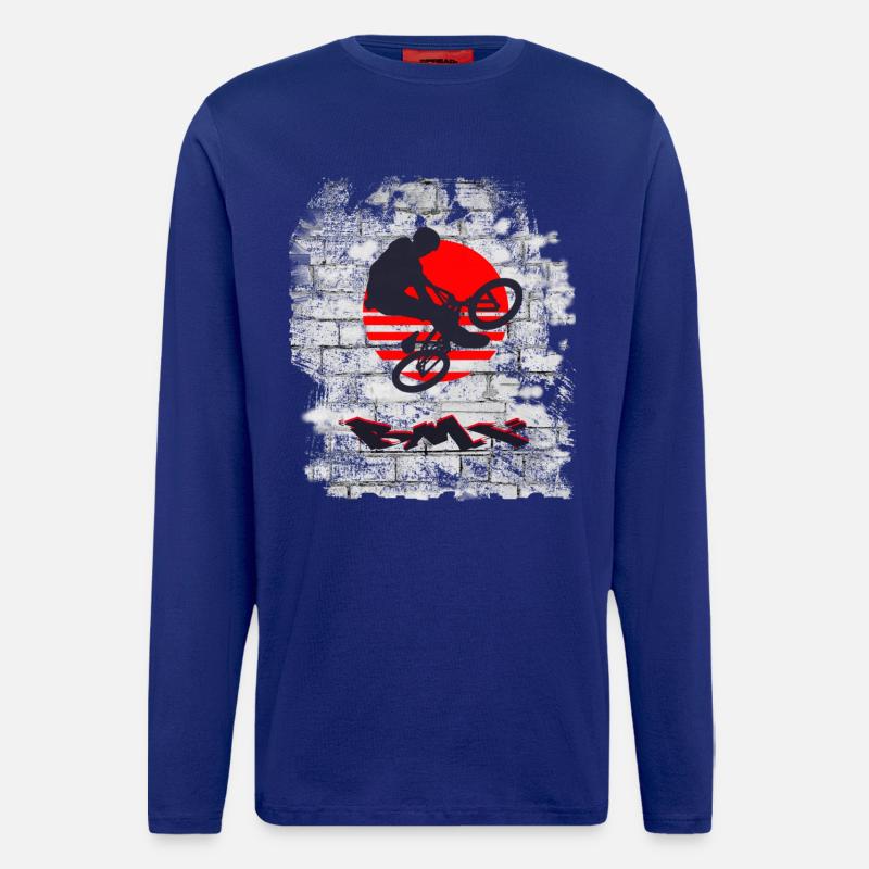 BMX - Langarmshirt - made by SPREAD  - Iconic Blue