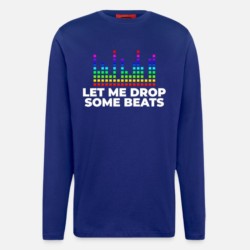 DJ Musik - Langarmshirt - made by SPREAD - Iconic Blue