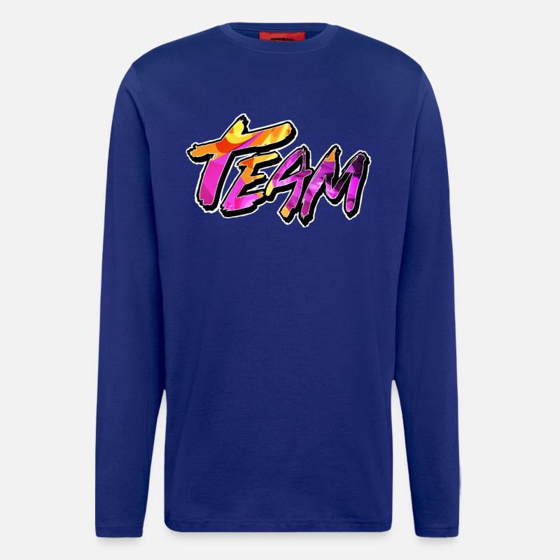 Team - Langarmshirt - made by SPREAD  - Iconic Blue