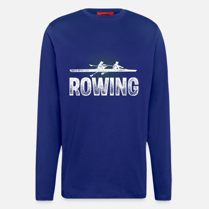 Rowing Rower Rowing Boat - Longsleeve - made by SPREAD - Iconic Blue