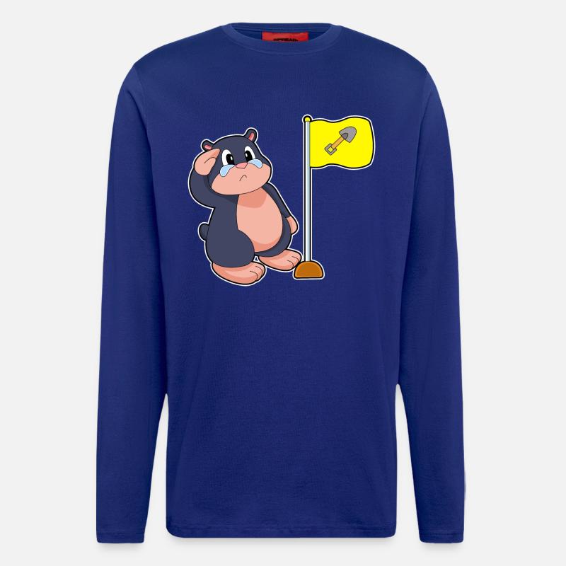 Mole flag - Longsleeve - made by SPREAD - Iconic Blue