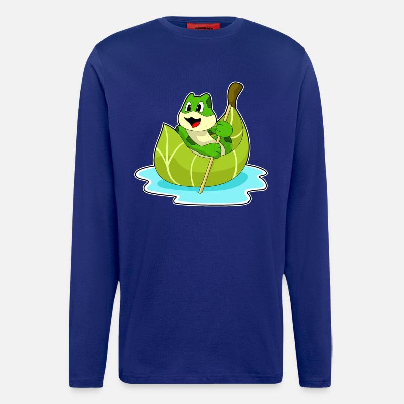 Frosch Boot - Langarmshirt - made by SPREAD  - Iconic Blue