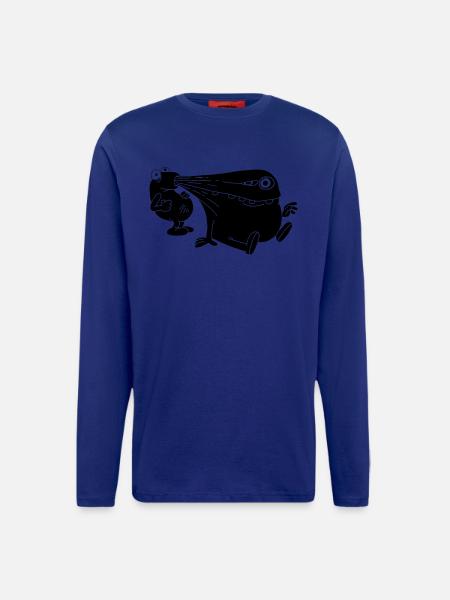 Black monster energy vacuum cleaner - Longsleeve - made by SPREAD - Iconic Blue
