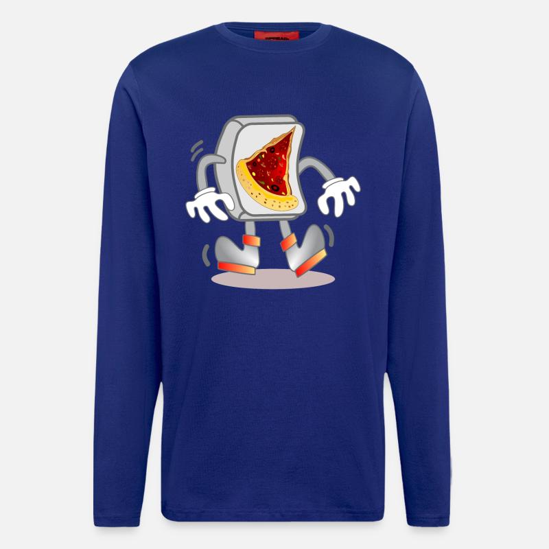 Computer - PIZZA BESTELLUNG - Langarmshirt - made by SPREAD  - Iconic Blue