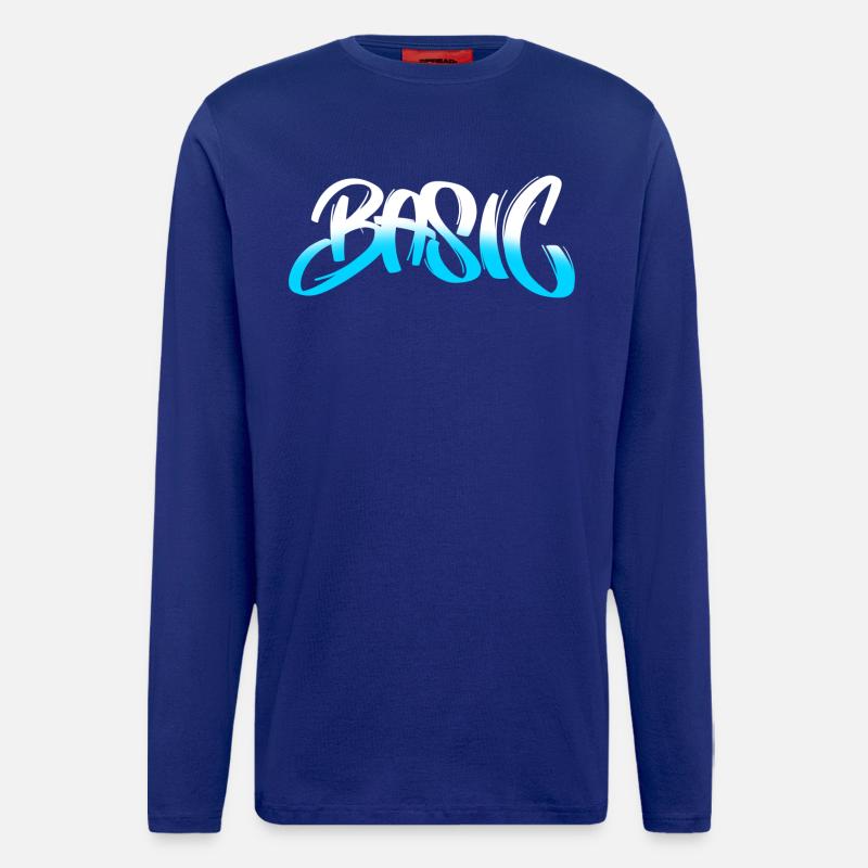BASIC Graffiti Gradient - Langarmshirt - made by SPREAD  - Iconic Blue