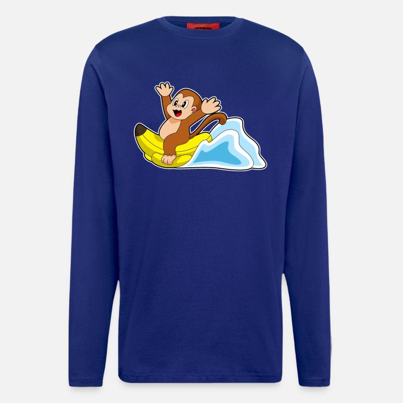 Monkey Banana - Longsleeve - made by SPREAD - Iconic Blue