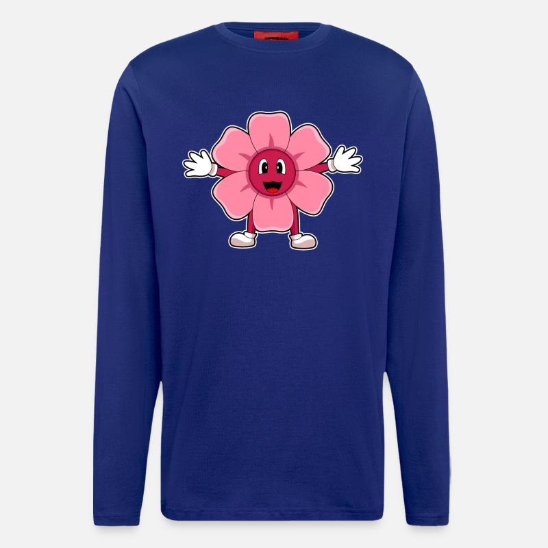 funny flower - Longsleeve - made by SPREAD - Iconic Blue