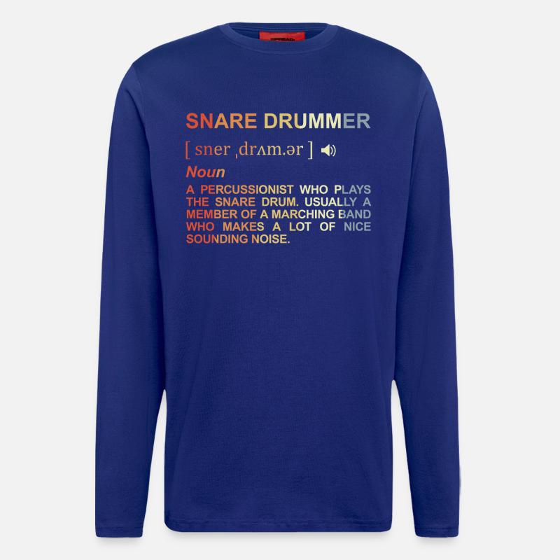 Percussionist Bedeutung - Langarmshirt - made by SPREAD  - Iconic Blue