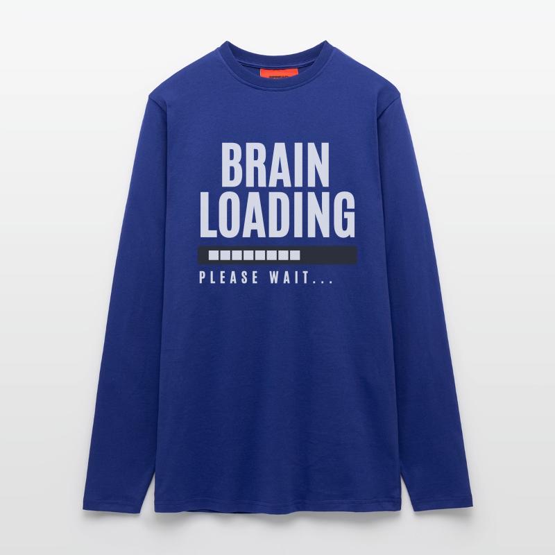 Brain Loading bitte warten Langarmshirt - made by SPREAD 