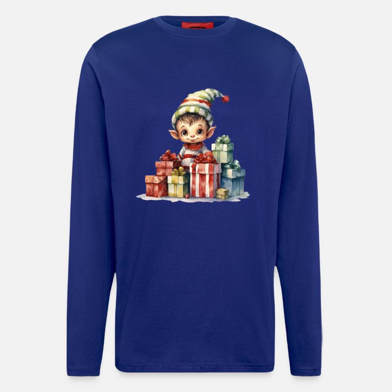 Winterzauber Elf Geschenke - Langarmshirt - made by SPREAD - Iconic Blue