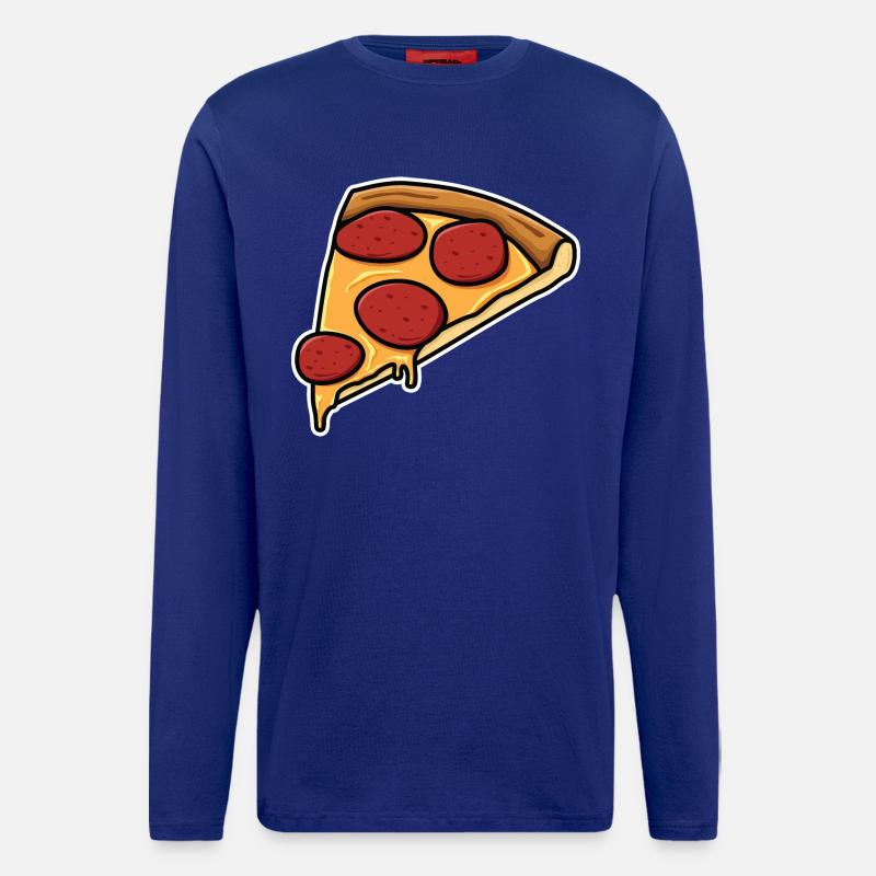 Pizzastück - Langarmshirt - made by SPREAD  - Iconic Blue
