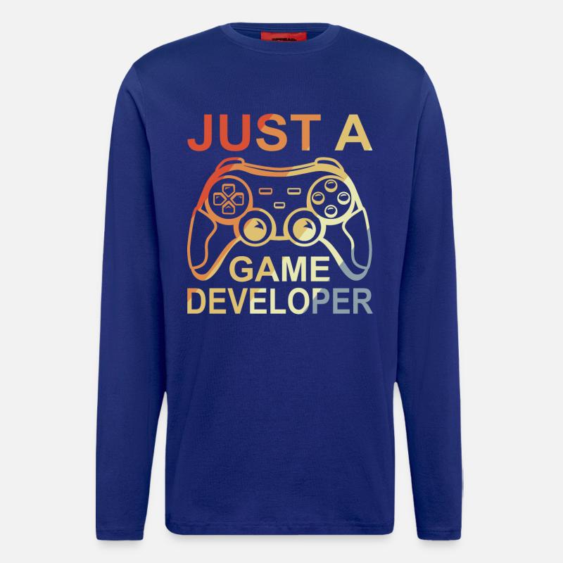 Game Developer - Longsleeve - made by SPREAD  - Iconic Blue