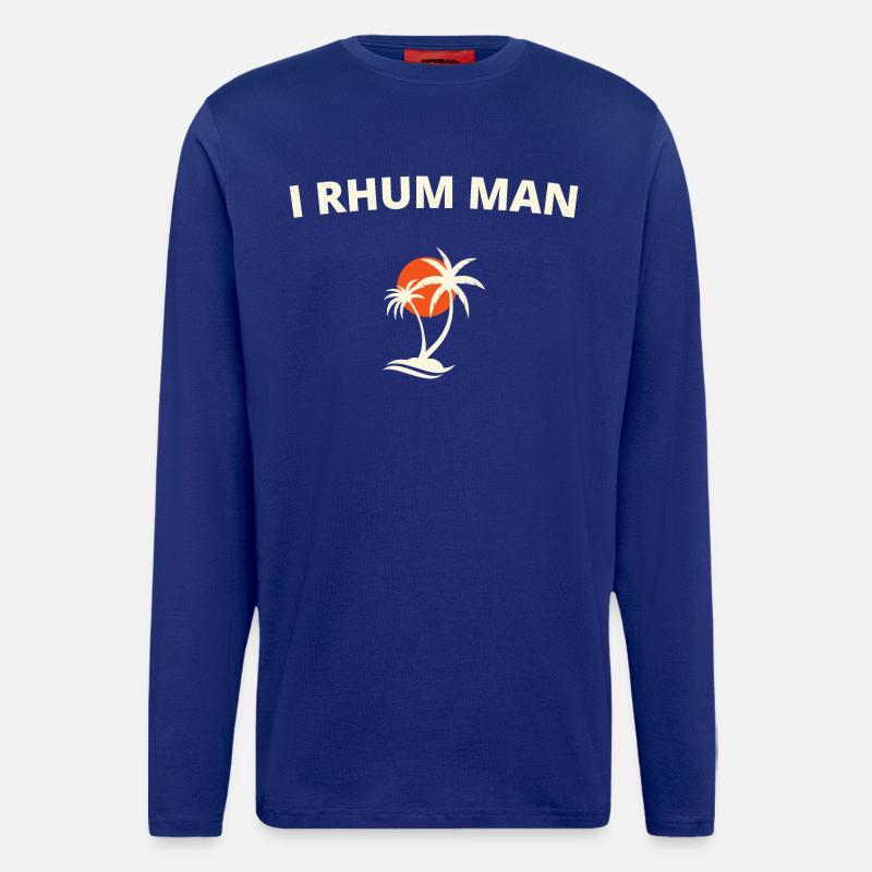 Ich rum, Mann - Langarmshirt - made by SPREAD  - Iconic Blue