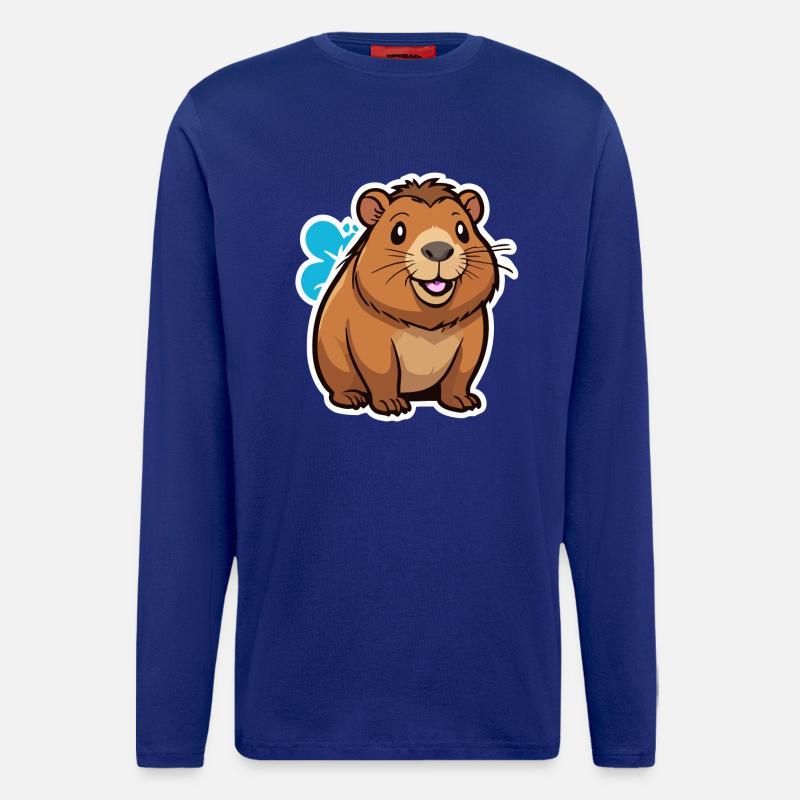 Capybara - Longsleeve - made by SPREAD  - Iconic Blue