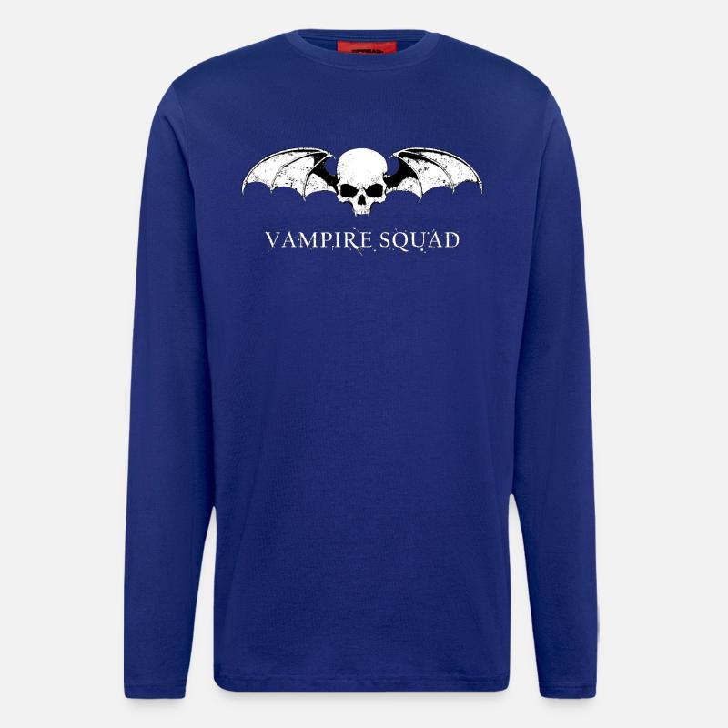 Vampire Squad Weiß - Langarmshirt - made by SPREAD  - Iconic Blue