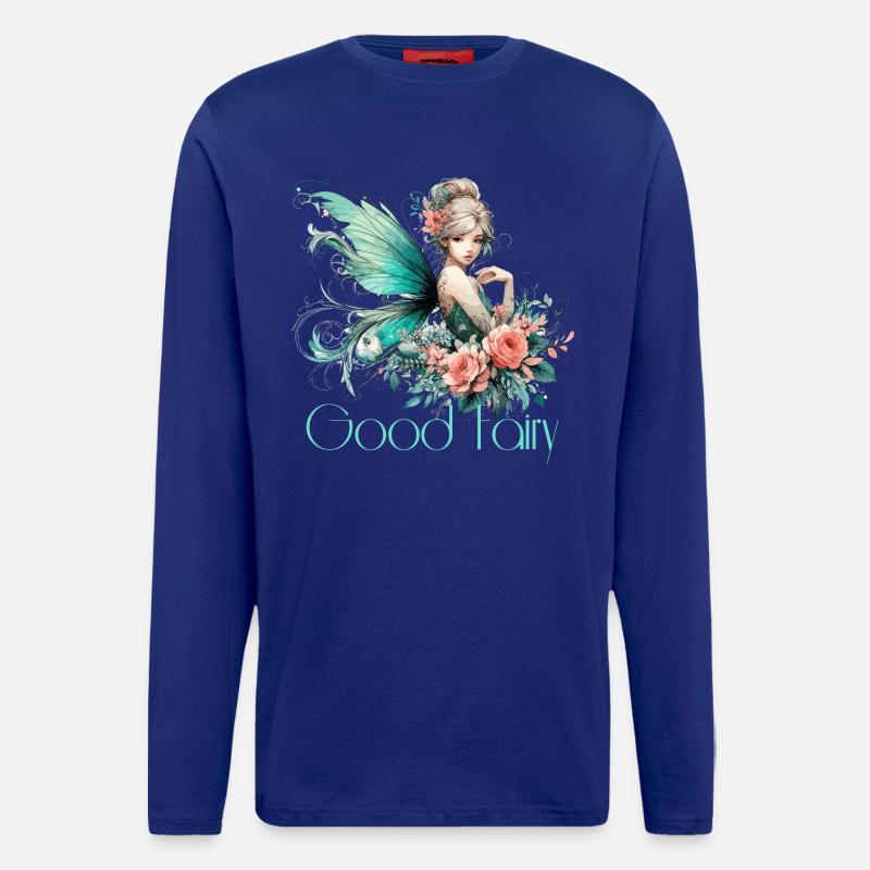 Gute Fee Geschenk - Langarmshirt - made by SPREAD  - Iconic Blue