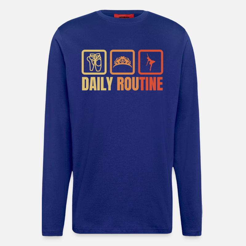 Ballet Daily Routine - Longsleeve - made by SPREAD  - Iconic Blue