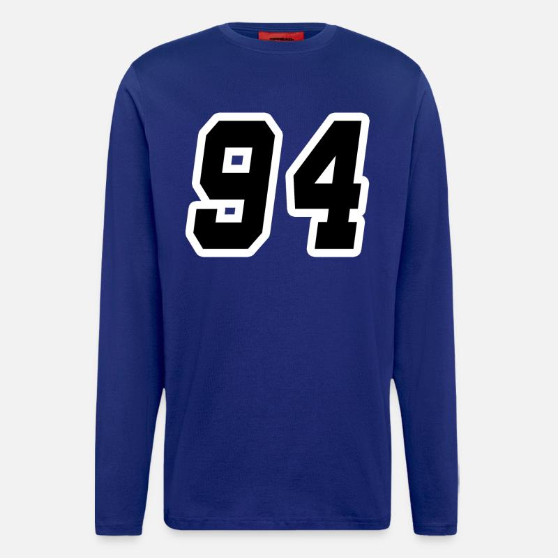 Nummer vierundneunzig 94 - Langarmshirt - made by SPREAD  - Iconic Blue