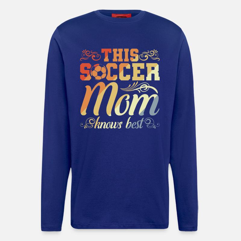 Fußball Mutter - Langarmshirt - made by SPREAD  - Iconic Blue