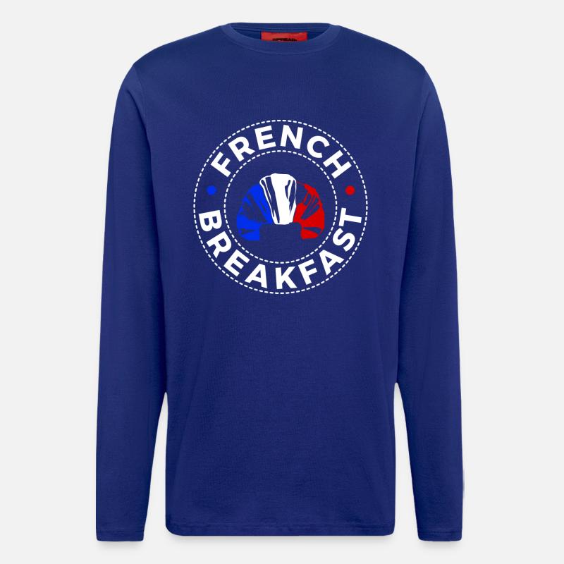 French Breakfast - Longsleeve - made by SPREAD  - Iconic Blue