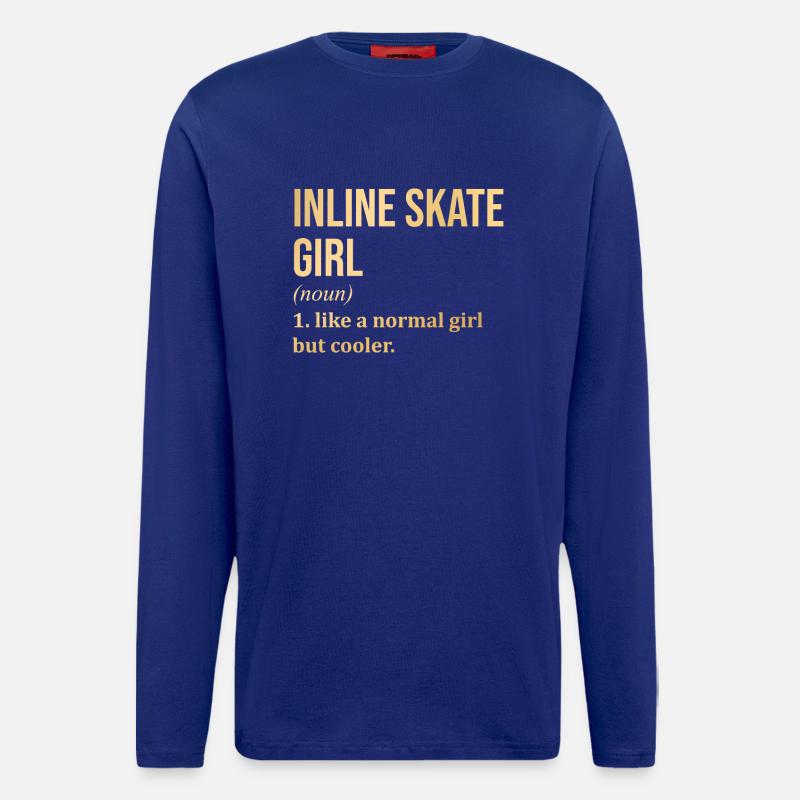 Inline Skating - Longsleeve - made by SPREAD  - Iconic Blue
