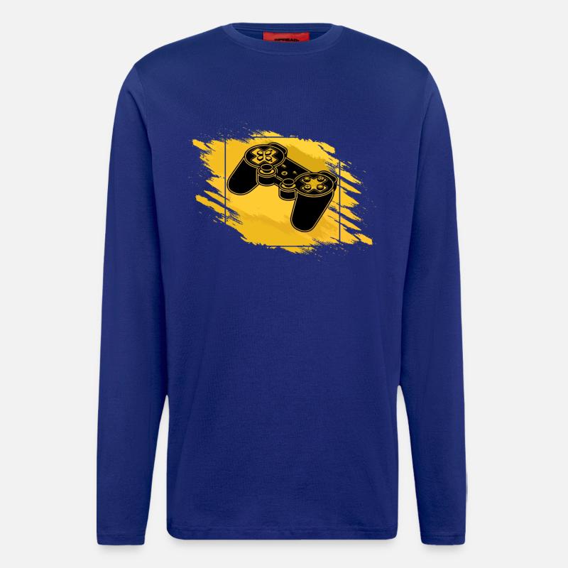 Gaming Controller Retro - Longsleeve - made by SPREAD  - Iconic Blue