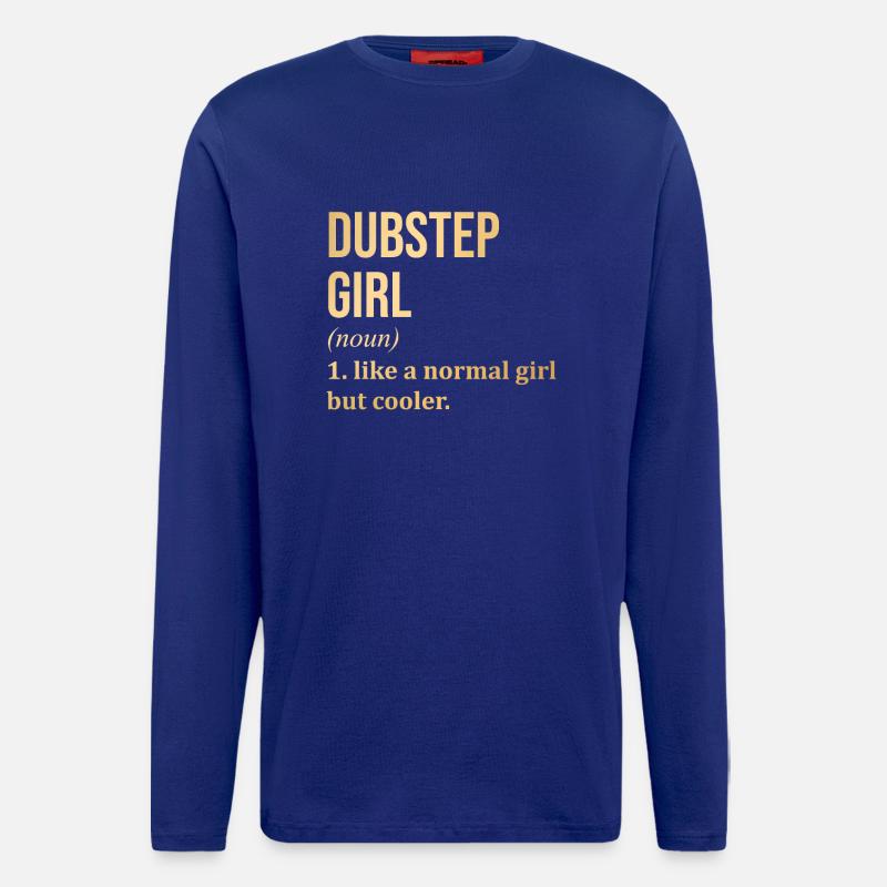 Dubstep - Langarmshirt - made by SPREAD  - Iconic Blue